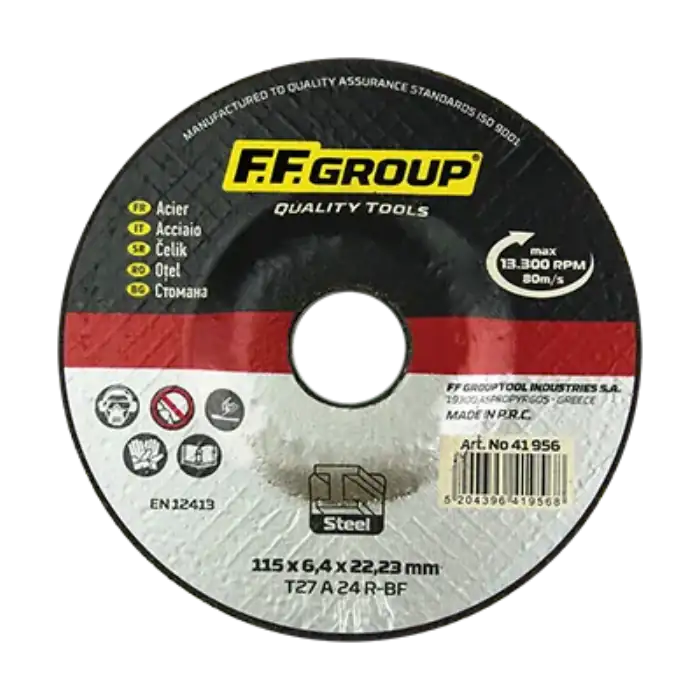 FF GROUP IRON GRINDING DISC, 115x6.4