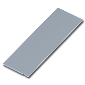 ES metal shelf white L800 x D250 mm