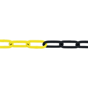 Chain plastic black yellow