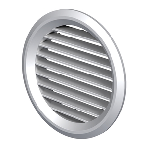 VENT COVER Φ125MM WHITE WITH SCREEN