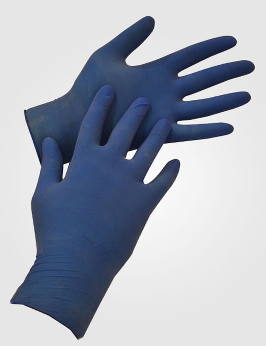 Γάντια Μίας Χρήσης Latex Blue