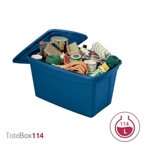 Κουτί Αποθήκευσης  Πλαστικό με Καπάκι Terry ToteBox114blue Φωτογραφία 3