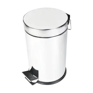 STAINLESS ROUND TOILET BIN, 5lt, FF GROUP